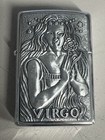Zippo 1998 Barrett Smythe Virgo Zodiac Series Chrome Lighter Sealed In Box B276