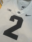 Iowa Hawkeyes Game Used team Issued  2 Qb Jersey