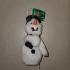 Warner Bros  Studio Store Santa Bugs Bunny Snowman Christmas Bean Bag Nwt 1998
