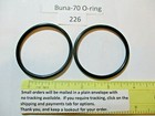 226 O-ring 2  Id X 2-1 4  Od X 1 8  Thick  Buna-70    Quan 2 