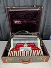 Settimio Soprani Dick Contino Model L424 131 Made In Italy Ivory Accordion  case