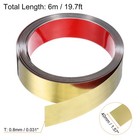 19 7ft X 1 58  Wall Trim Self Adhesive Stainless Steel Mirror Finish Trim Golden