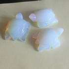 Carved Gemstone Crystal Sea Turtle Figurine Animal Statue Carving Home Decor 2  