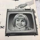 Vintage 1965 Admiral Television Portable Tvs Happy Mediums Advertising Print Ad 