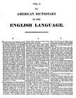 Noah Webster 1828 American Dictionary Of English Language Websters Hardcover New