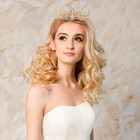 Gold Crown For Women Crystal Princess Tiaras Rhinestone Queen Headband Wedding B