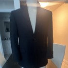 Calvin Klein Navy 2-piece Suit 40r Regular Fit Inner Pockets 34x32