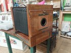 Antique 1910 Wooden Bellows Camera Boxed With Accessories Excellent Condition
