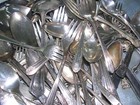  ab Lot Of 100pcs Vintage Antique Silverplate Flatware Silverware Mixed