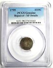 1795 Flowing Hair Half Dime H10c - Certified Pcgs Xf Details  ef  - Rare Coin 