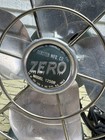 Vtg Antique Zero Model 1250r Metal Desk Fan 8  Blade Retro Mcm Rare Prop As Is