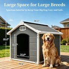 Large Dog House Indoor Outdoor Dog Kennel Waterproof Pet Dog Shelter  Washable