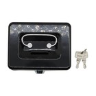 5  Locking Cash Box Money Small Steel Lock Security Safe Storage Check Black