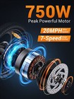 750w Ebike Adults 20  Electric Bike Bicycle 32mph Commutertire Mountain Bikes