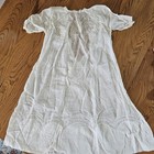 Antique Christening Gown  2 Piece With Knee Socks And Booties