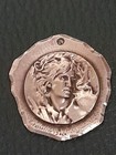 Antique 1911 Sterling Silver Medal Singer Elcira Rosso Art Nouveau Pastorin Sala