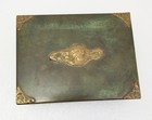 Enrique Zavala Box W art Nouveau Woman Motif Brass Bronze Metal Mexico