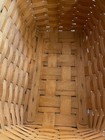 Longaberger Single Fixed Handled Large Basket - Dated 1993 - Signed Jbh