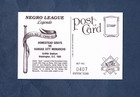  43   1945 Grays Vs  Monarchs   Negro League Sepia Postcard   1992 Retort