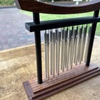 Vintage Teak Meditation Jw Stannard Tranquility Wind Chime Instrument Mcm Table