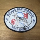 Maine State Police K-9 Canine Unit Patch - Police Organization Single Patch