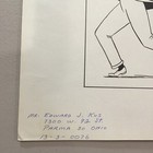 1960   s Original Comic Art Sketch Drawing Man Running From Chasing Women Lady