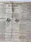 1872 Altoona  Pa Tribune Antique Newspaper 11 14 1872 Marion Watches  Great Ads