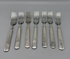 Lot 1847 Rogers Bros Silverplate Fork Vintage Solid Pattern 7 Forks