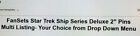 Fansets Star Trek Microfleet Ship Series Pin- Your Choice From Drop Down Menu
