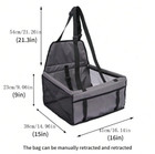 Safety Pet Booster Portable Breathable Dog Cat Car Seat Carrier Travel Protector