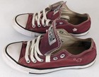 Converse All Star Low Top Sneakers Burgundy Canvas Unisex Size Men   s 5 Women   s 7