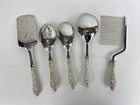 Vintage Sterling Silver Assorted Stieff Rose Weighted Handle Set - 5 Pieces