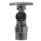 10 Pack Xfitting 1 2  Cpvc X 3 8  Od Compression Angle Stop Valve  1 4 Turn