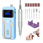 Portable Nail Drill 35000 Rpm - Rechargeable Electric File For Acrylic Gel  Cord