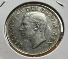 1950  Canada 50 Cents Silver Better Coin