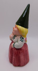 Vintage 1979 Unieboek B V 6  Female Blonde Girl Gnome Bell Figurine