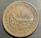1841 Webster Credit Currency 1837 Van Buren Ht-20 Low-64 Hard Times Token B800