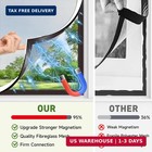 Window Screen Adjustable Magnetic Window Screen Replacement Max 47 X51 Diy Fiber
