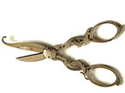 Very Rare Edwardian Silver Button Hook   Scissors Combination Hm 1904