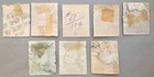 Brazil 68-70  75   1878-1879 Dom Pedro Stamps   Rouletted   Faults Used   Unused