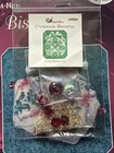 Just Nan  183 Christmas Biscornu  Chart   Embellishment Pack