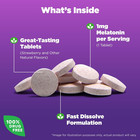 Natrol Melatonin 1mg Fast Dissolve Tablets - Strawberry Flavor  200 Count  Sleep