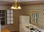 Dollhouse Chandelier Battery Ceiling Light 3 Arm Flower 1 12 Scale Miniature