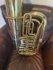 Miraphone 186-4u Series 4-valve Yellow Brass Bbb Tuba With Hard Case