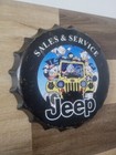 Jeep Sale And Services Metal Sign  Vintage Style Garage Wall Decor Jeep Decor