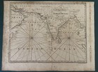 3 Orig 1796 Engraved Maps Indian Ocean Portugal Hindostan Malham Naval Gazetteer
