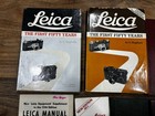 Lot 9 Vintage Leica Camera Books Manuals Guides Hove Foto Rogliatti 1980s