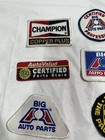 Vintage Automotive Embroidered Patch Lot Champion Big A Auto Parts Racing Emt 9