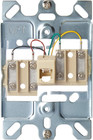 Telephone Wall Phone Wallplate Surface Mount Jack  1 Modular 6p4c Jack  Screw-do