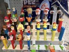 Lot Of 30 Vintage No Feet Pez Dispensers Angel  Rooster  Blue Pony  The Penguin